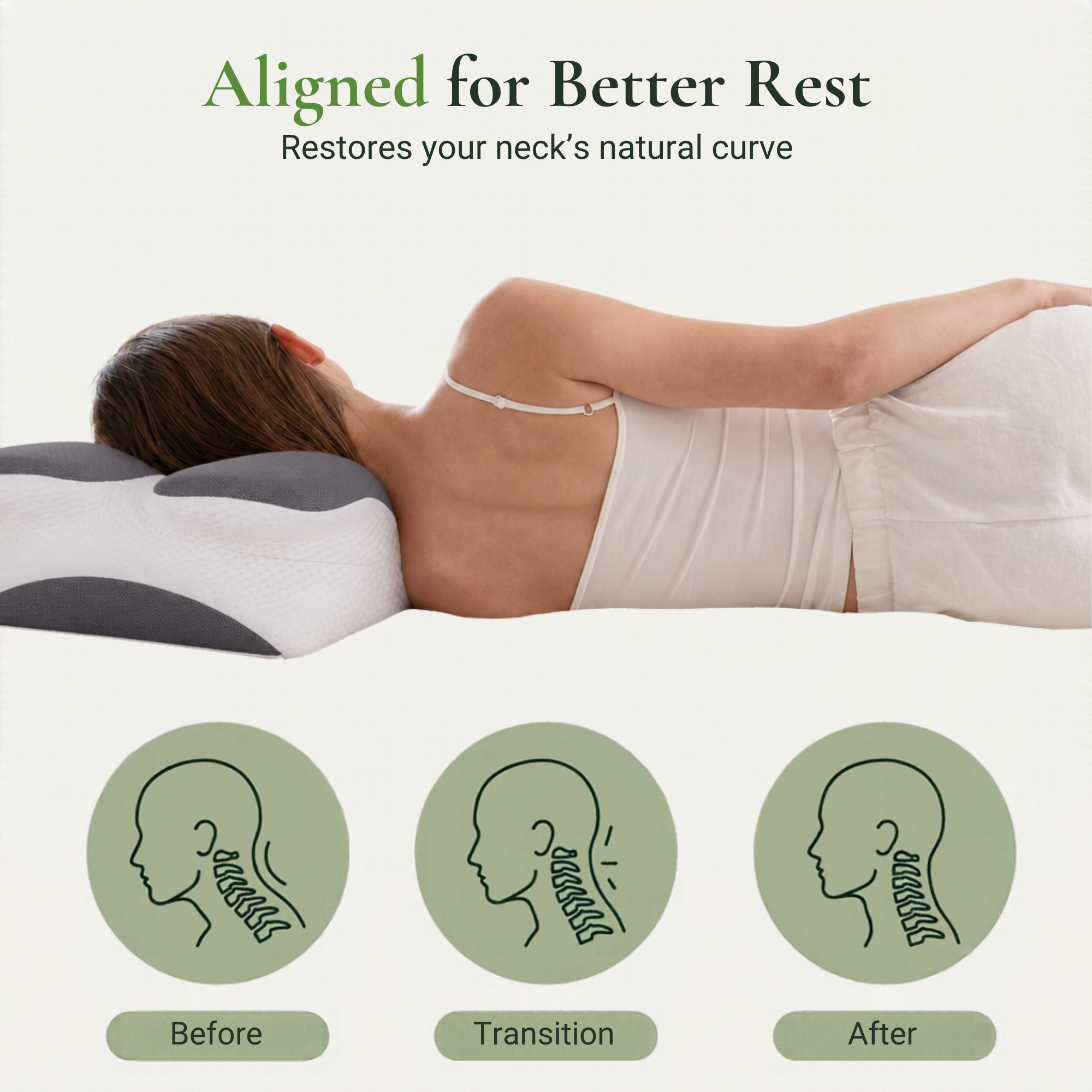 AeroLoft™ Ergonomic Cervical Pillow