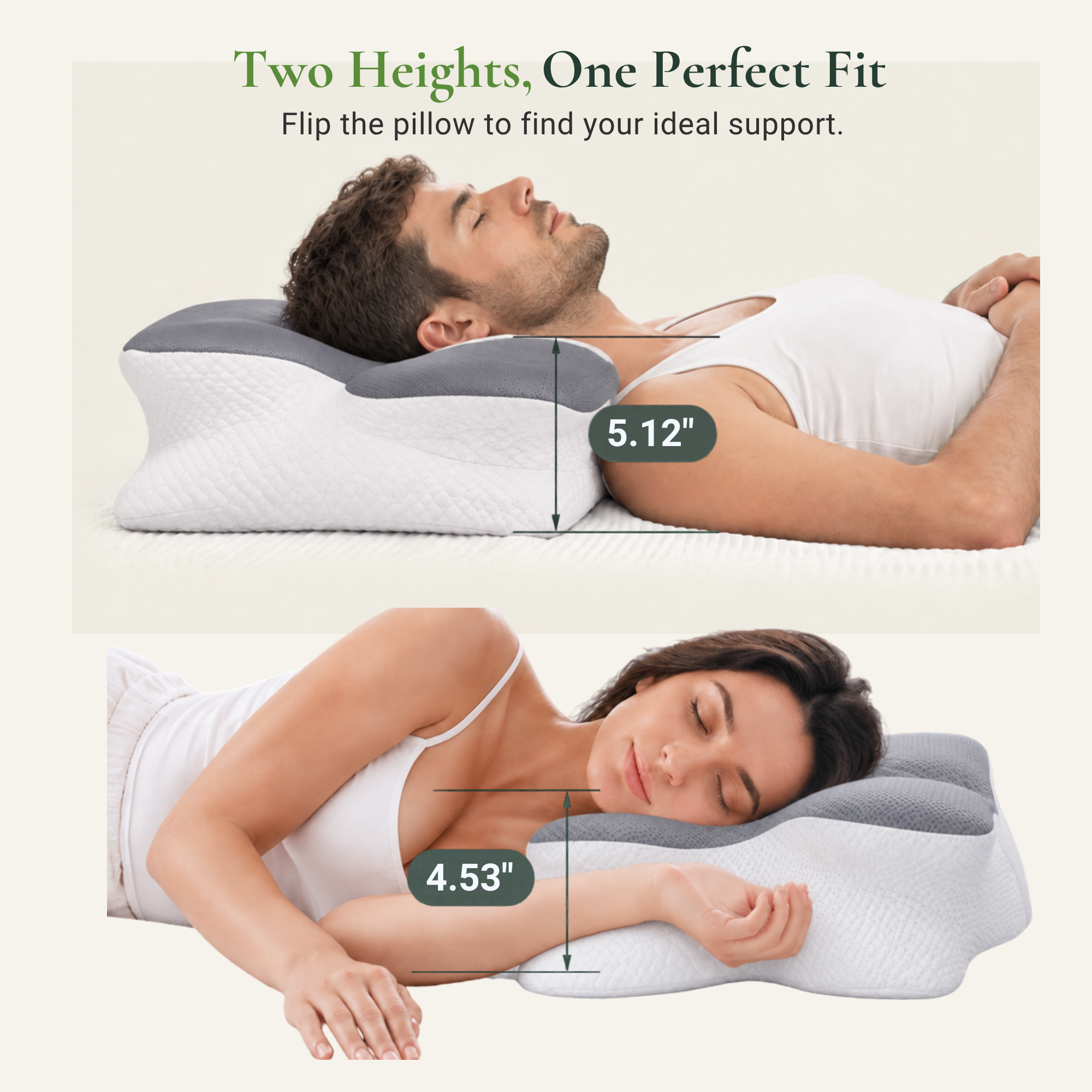 AeroLoft™ Ergonomic Cervical Pillow
